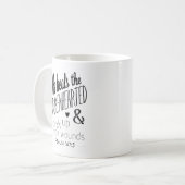 Psalm 147:3 Er heilt die Brokenherzen Kaffeetasse (Vorderseite Links)