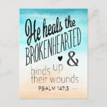 Psalm 147:3 Er heilt die Brokenherzen