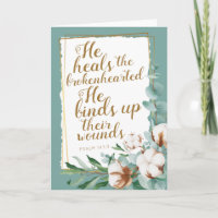 Psalm 147:3 Ermutigung JW-Faltkarte