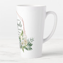 Psalm 147:3 Latte-Tasse Milchtasse