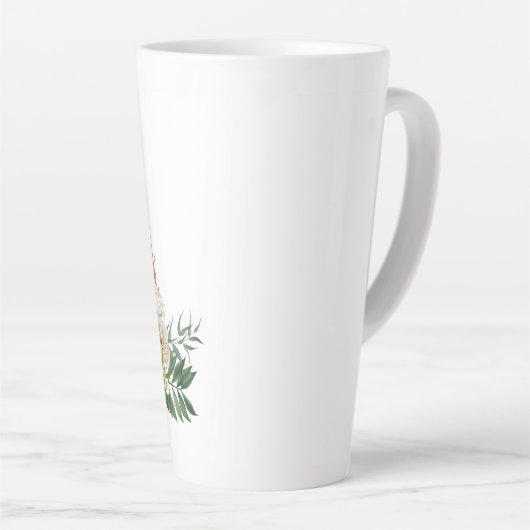 Psalm 147:3 Latte-Tasse Milchtasse (Rechte Ecke)
