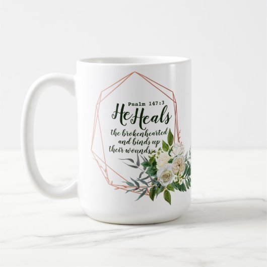 Psalm 147:3 Tasse (Links)