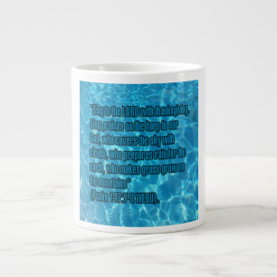 Psalm 147:7-8 WEBU Mug Jumbo-Tasse