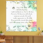 Psalm 147 leinwanddruck (Insitu (Wohnzimmer))