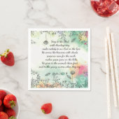 Psalm 147 serviette (Beispiel)