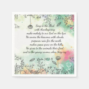 Psalm 147 serviette