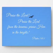 Psalm 148:1 Lob den Herrn! Fotoplatte (Vorderseite)