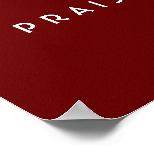 Psalm 148:3 poster (Ecke)