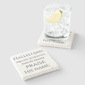 Psalm 148 Untersetzer 1/8 (Seitenansicht)