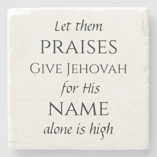 Psalm 148 Untersetzer 5/8 (Vorderseite)