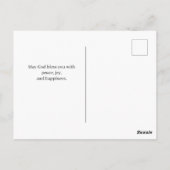 Psalm 149:3 Teddy Ballerina Birthday Greeting Postkarte (Rückseite)