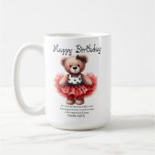 Psalm 149:3 Teddy Ballerina Coffee Mug Kaffeetasse (Links)