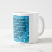 Psalm 150:1-3 WEBU Mug Jumbo-Tasse (Vorderseite Rechts)