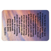 Psalm 150:1-6 magnet (Horizontal)