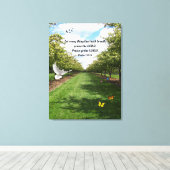 Psalm 150:6 leinwanddruck (Insitu (Holzboden))