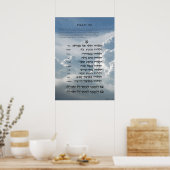 Psalm 150 ~ Hebräisch, Englisch und Transliteratio Poster (Küche)