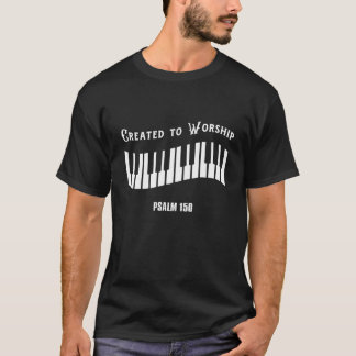 Psalm 150 Klavierdesign erstellt T-Shirt