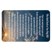 Psalm 15: Kühlschrank Magnet (Horizontal)