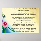 Psalm 15 poster (Vorne)