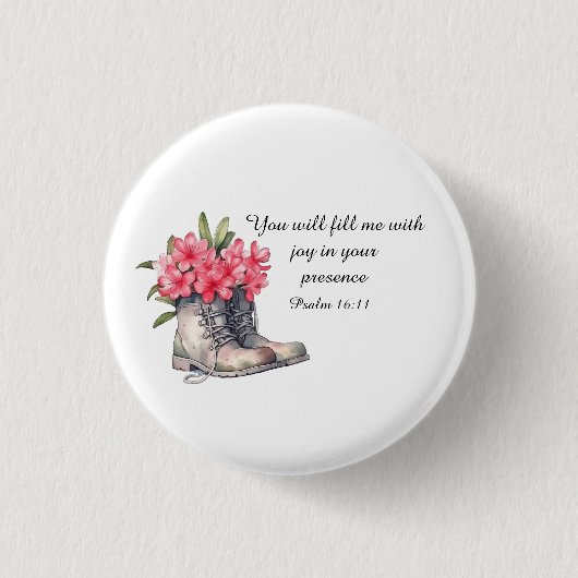 Psalm 16:11 Button (Vorderseite)
