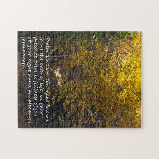 Psalm-16:11 Herbst Puzzle (Horizontal)