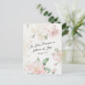 Psalm 16:11 In seiner Gegenwart ist Vollkommenheit Postkarte (Stehend Vorderseite)