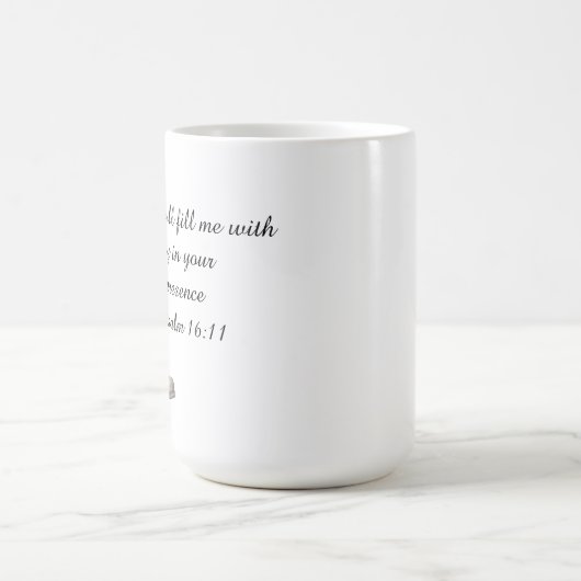 Psalm 16:11 kaffeetasse (Mittel)