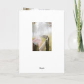 Psalm 16:11 Sie zeigen mir den Weg des Lebens Karte (Rückseite)