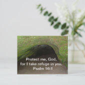 PSALM 16:1 POSTKARTE (Stehend Vorderseite)