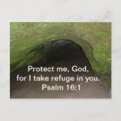 PSALM 16:1 POSTKARTE (Vorderseite)