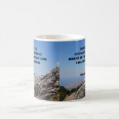 Psalm 16:8 Christliche Verse Kaffeetasse (Mittel)
