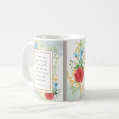 Psalm 16 8 Ich werde nicht erschüttert Bibel Chris Kaffeetasse (Vorderseite Links)