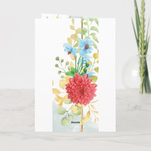 Psalm 16:8 Ich werde nicht erschüttert Bibel Chris Karte (Rückseite)