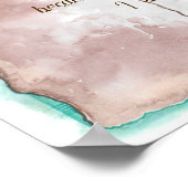 Psalm 16:8 poster (Ecke)