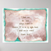 Psalm 16:8 poster (Vorne)