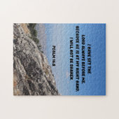 Psalm 16 Bibel Verse Ich werde nicht geschüttelt w Puzzle (Horizontal)