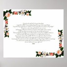 Psalm 16, Bibelverse, Wanddekoration