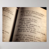 Psalm 16 Print Poster (Vorne)