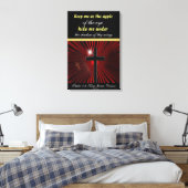 Psalm 17:8 Behielt mich als Apfel des Auges... Leinwanddruck (Insitu (Schlafzimmer))