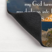 Psalm 18:28 Leuchtturm Mousepad (Ecke)