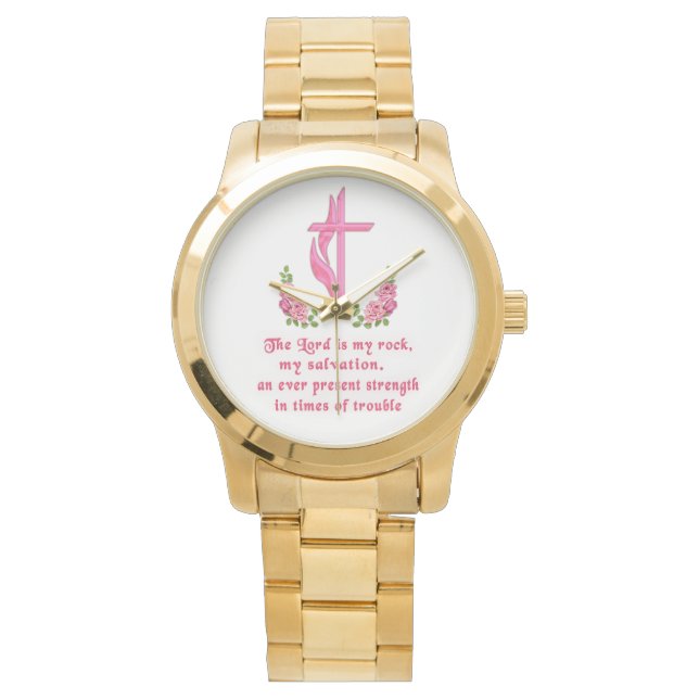 Psalm 18:2 armbanduhr (Vorderseite)