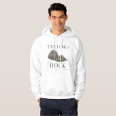 Psalm 18:2 Bibelschrift Zitat KJV Männer Hoodie (Vorne ganz)