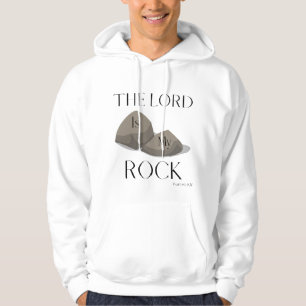 Psalm 18:2 Bibelschrift Zitat KJV Männer Hoodie