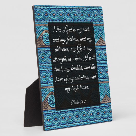 Psalm 18:2 fotoplatte (Seite)