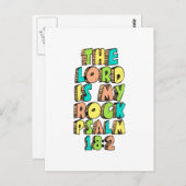 Psalm 18:2 postkarte (Vorne/Hinten)