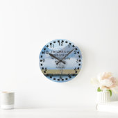 Psalm 18:2 runde wanduhr (Zuhause)