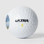 Psalm 18:2, Schrift (größerer Text) Golfball (Logo)
