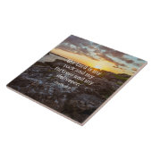 Psalm 18:2, Schriftzeichen Fliese (Seite)