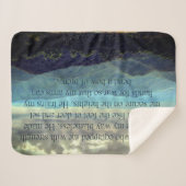 Psalm 18:32-34 Vlies-Decke Sherpadecke (Vorderseite (Horizontal))