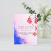 Psalm 18, Christliche Postkarte (Stehend Vorderseite)